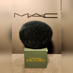 RARE Limited Edition MAC ZAC POSEN Dark Green Kabuki Brush Gently Used